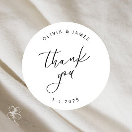 Tack Stickers Runt Klistermärke