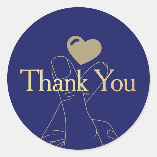 Tack stiker runt klistermärke (Framsida)