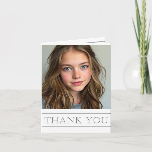 Tack Student Simple Silver (Framsida)