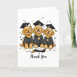 Tack Studenten Goldendoodle Hundar