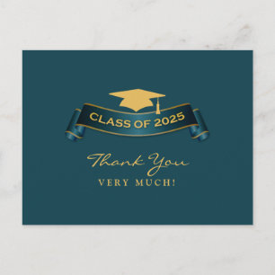 Tack-Studenten-klass 2025-vykort Vykort