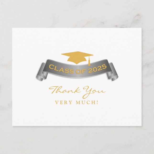 Tack-Studenten-klass 2025-vykort Vykort (Framsida)