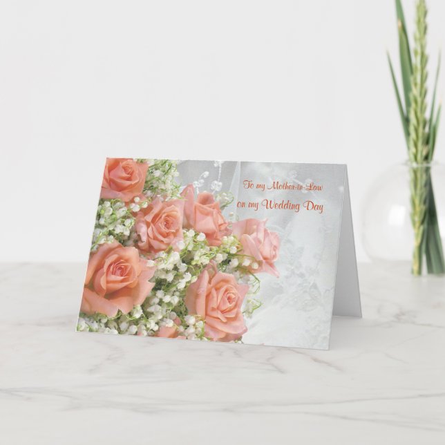 Tack Svärmor. Rosor, liljekonvalj (Framsida)