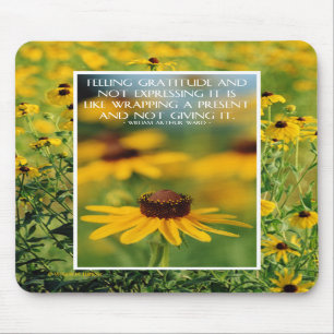 Tack - Svart-Synade Susans Mousepad Musmatta