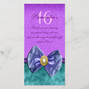 "Tack" "sweet sixteen" rosa svarta gemen Tack Kort