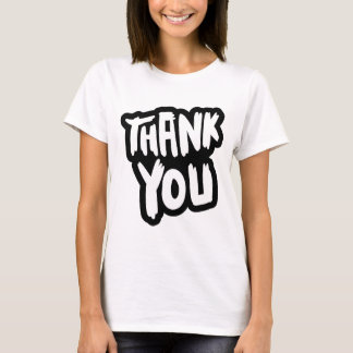 Tack T-Shirt – Enkel & Snäll Grafisk Tee