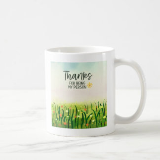 Tack - Tack för att du är min person Kaffemugg
