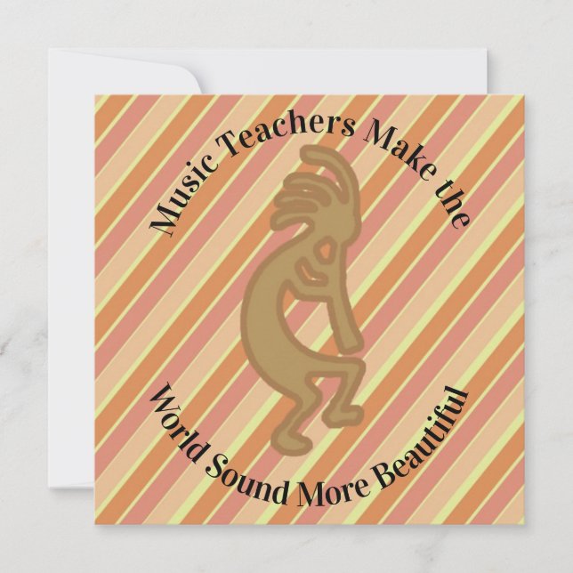Tack, tack Music Teacher Kokopelli Classroom (Framsida)