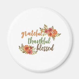 Tack, tack och lov, välsignad Blommigt. Magnet