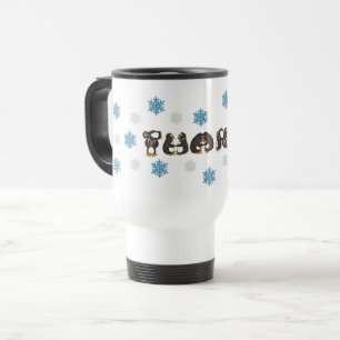 Tack Tack Penguin Winter Snowflake Helgdag Resemugg