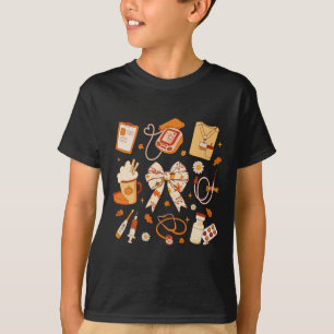 Tack, tack, sjuksköterska Fall Stethoscope Coquett T Shirt