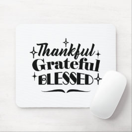 Tack, tacksam, välsignad Thanksgiving Musmatta