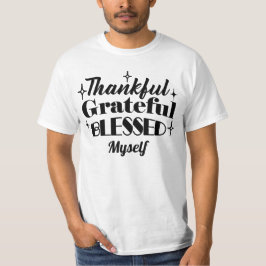 Tack, tacksam, välsignad Thanksgiving T Shirt