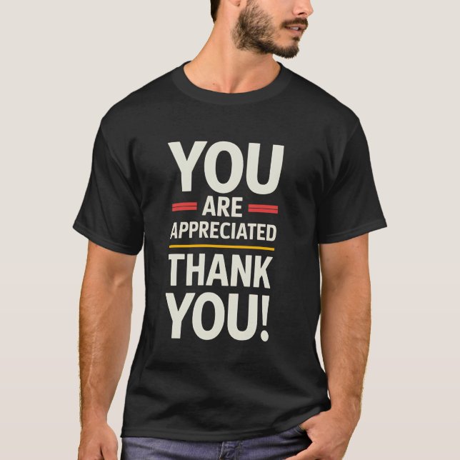 Tack Tacksamhetspresent För Kollega Anställd T Shirt (Framsida)