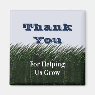 Tack Tall Grass School Teacher-uppskattning Magnet