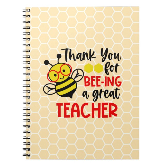 Tack Teacher Anteckningsbok (Framsidan)