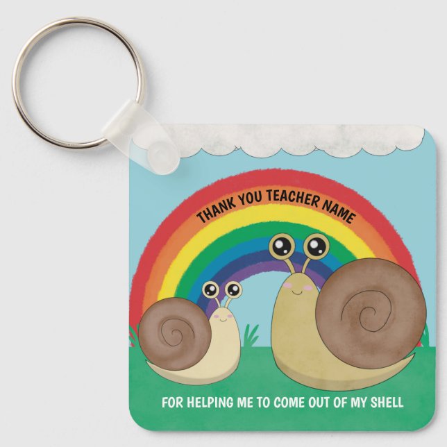 Tack Teacher Nyckelring (Framsida)