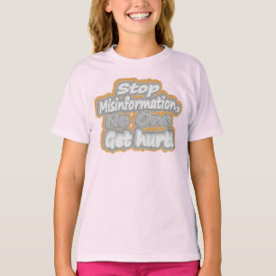 Täck teckningen om "Stoppa felinformation". Köp T Shirt