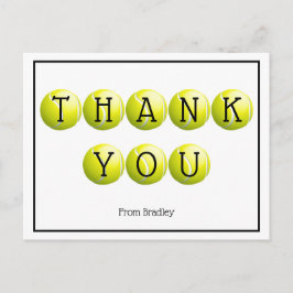 Tack tennis Anpassningsbar Personlig Vykort