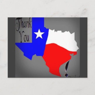 Tack Texas! Vykort