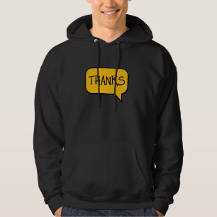 tack text hoodie