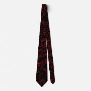 Tack Text Neck Tips för flera språk Färgen Slips