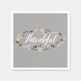 Tack Thanksgiving Cocktail Napkins Pappersservett