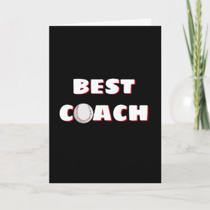Tack till Baseball Coach Kort