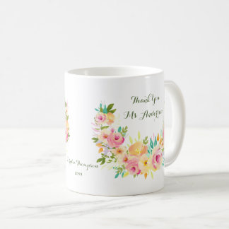 Tack till Blommigten Lärare, Mugg