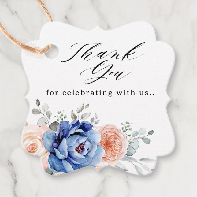  tack till Bröllop Gåvor Etiketter (Framsida)