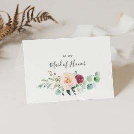 Tack till bröllopståget med samtida eukalyptus