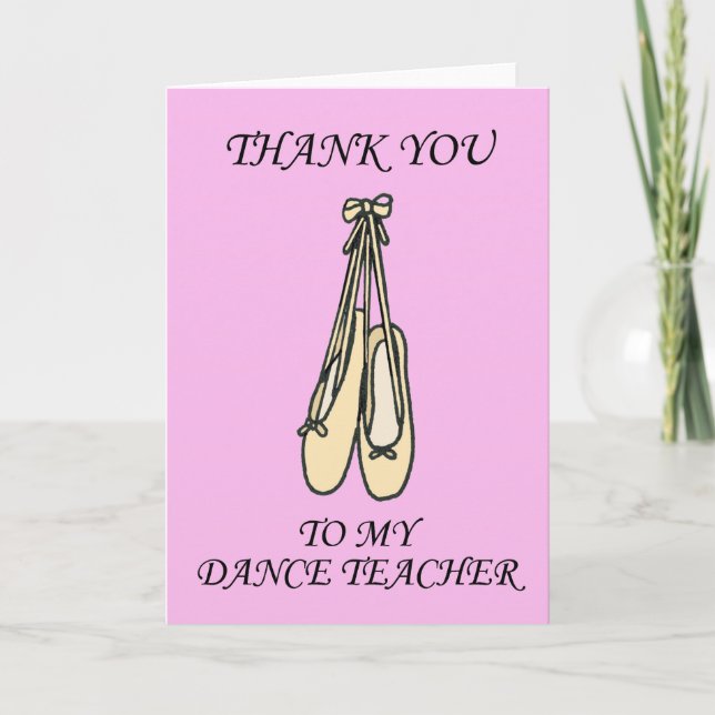 Tack till Dance Teacher Ballet Shoes (Framsida)