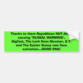 Tack till dem orsaka för republikan NUT-JOBS Bildekal