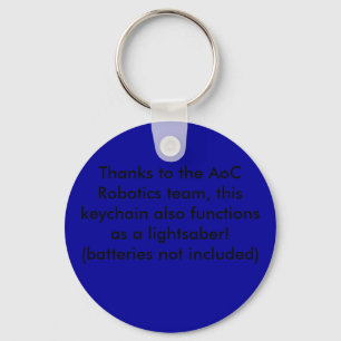 Tack till den AoC roboticsen team, denna keychain Nyckelring