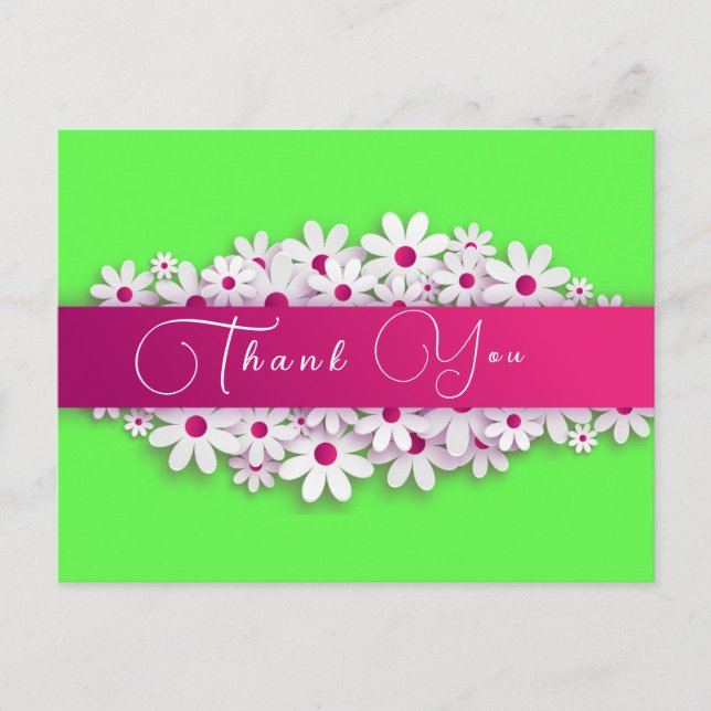 Tack till den nya kunden. Vykort (Framsida)