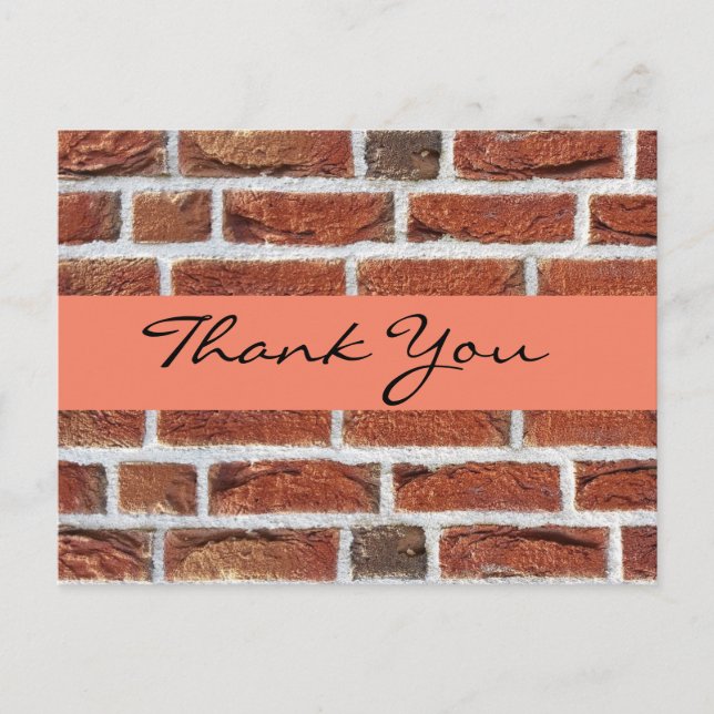 Tack till den nya kunden. Vykort (Framsida)