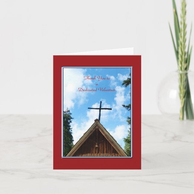 Tack till det gamla kyrkans hälsningskort (Framsida)