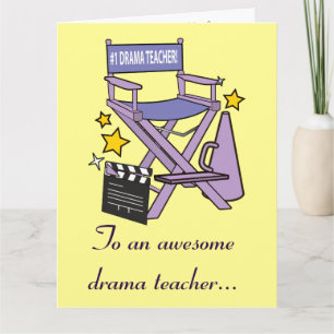 Tack till Drama-lärare från Cast and Crew Kort
