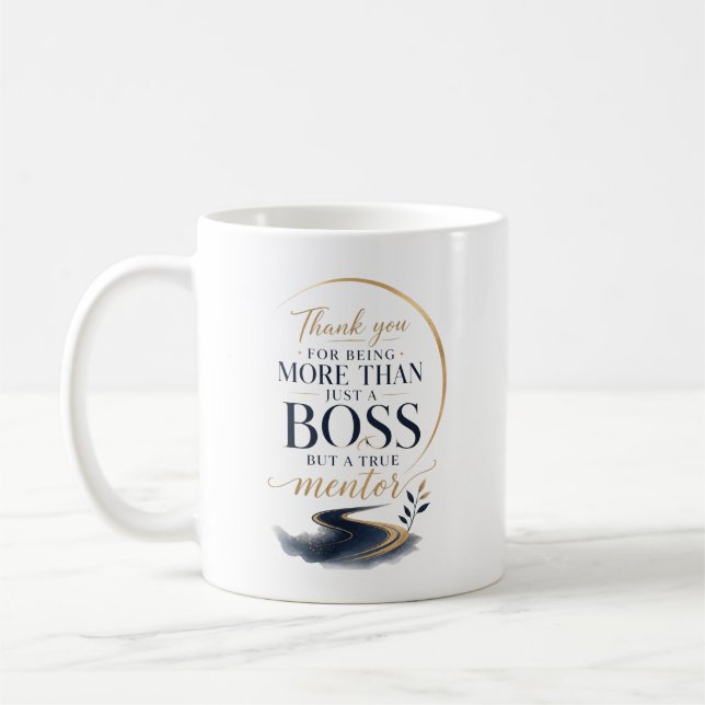 Tack till en fantastisk chef kaffemugg (Vänster)