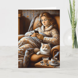 Tack till en Online-vän | Chronic Ill Kort