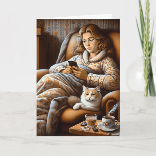 Tack till en Online-vän   Chronic Ill Kort