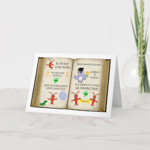 Tack till Fransk Lärare i Fransk