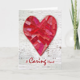 Tack till Hospice Nurse, Quilted Heart Kort