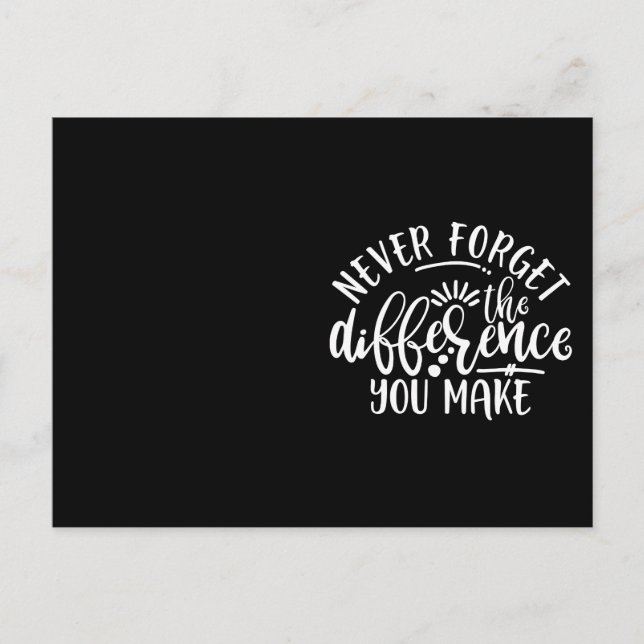 Tack till läraren designidé vykort (Framsida)