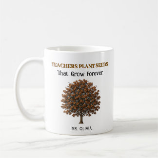 Tack till läraren - Lärare Grow Minds , Hearter Kaffemugg