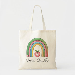Tack till läraren present Tote väska Canvas Anpass