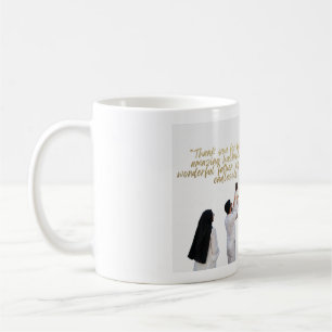 Tack till man och far kaffemugg