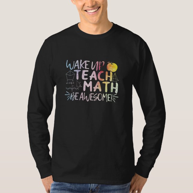 Tack till matematiklärare - Var fantastisk T Shirt (Framsida)