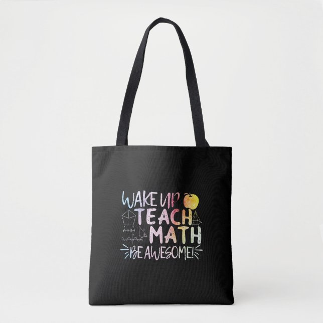 Tack till matematiklärare - Var fantastisk Tygkasse (Framsida)