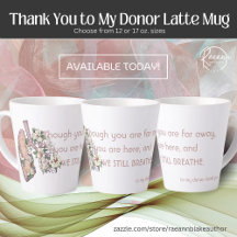 Tack till min donator - Latte-mugg